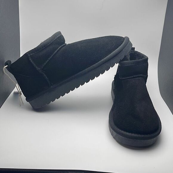 CUSHIONAIRE Women's pull on boot +Memory Foam 7 BLACK - Picture 6 of 7